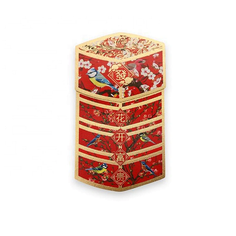 Custom New product Paper New Year Envelope Chinese Red pocket With Special Style