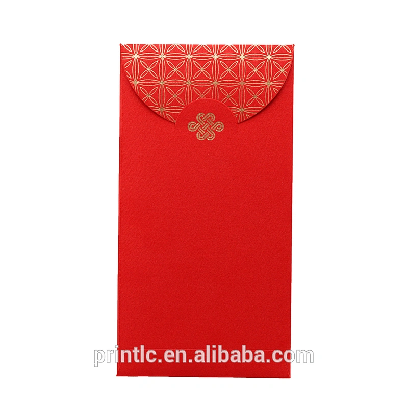 Spring Festival red pocket envelope with silk cloth design and custom made red pocket envelope