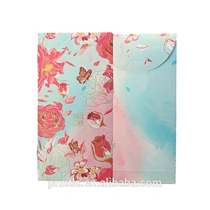 Custom design for Chinese New Year red envelope gift color Paper Envelope