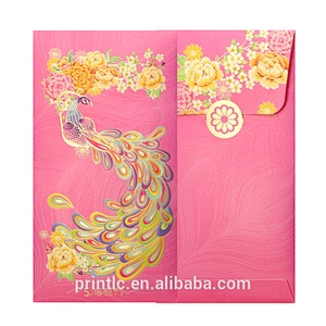 The new paper envelope manufacturing envelope hongbao printing custom is sealed