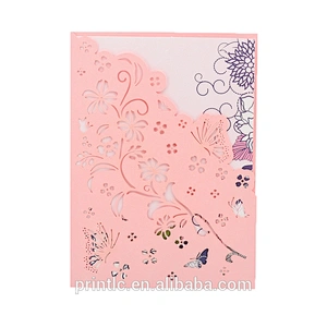 Envelope laser-cut wedding invitation Personalized wedding invitation printed custom design