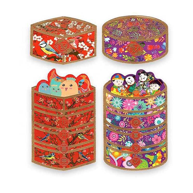 Custom New product Paper New Year Envelope Chinese Red pocket With Special Style