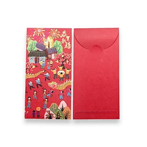 Wholesale New product Chinese New Year Red Envelope Gift Envelope lucky Money Paper Envelope