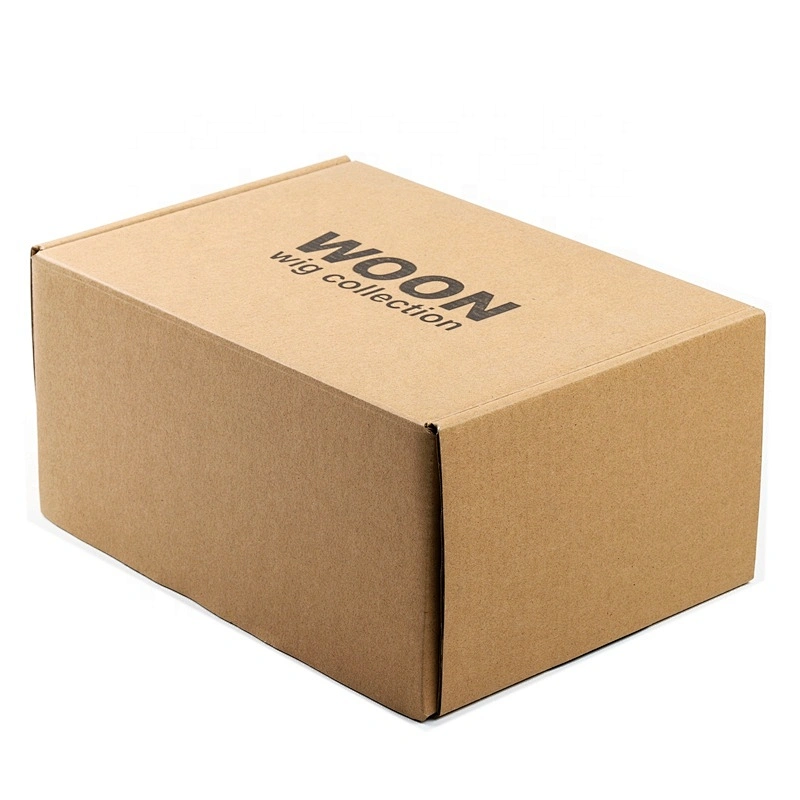 Wholesale Custom High Quality Recyclable Shoe Box One Piece Construction Corrugated Paper Packaging Box