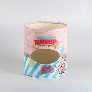 Luxury Custom Candle Packaging Boxes Round Tube Paper Box In Guangzhou