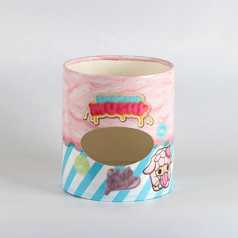 Luxury Custom Candle Packaging Boxes Round Tube Paper Box In Guangzhou