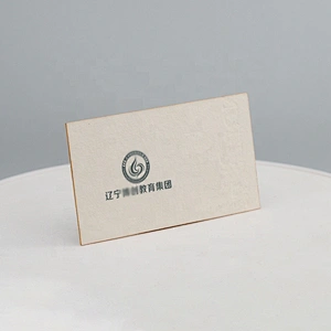Printing Service Custom Visiting Card Letterpress Paper Business Card