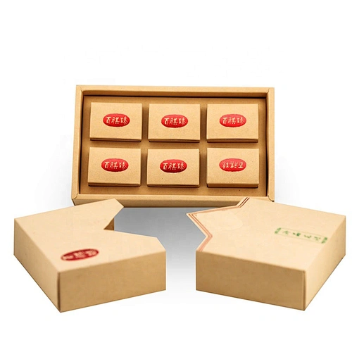 Luxury Custom Tea Paper Chocolate Flat Pack Gift Favor Box Packaging Contains Individual inner tray