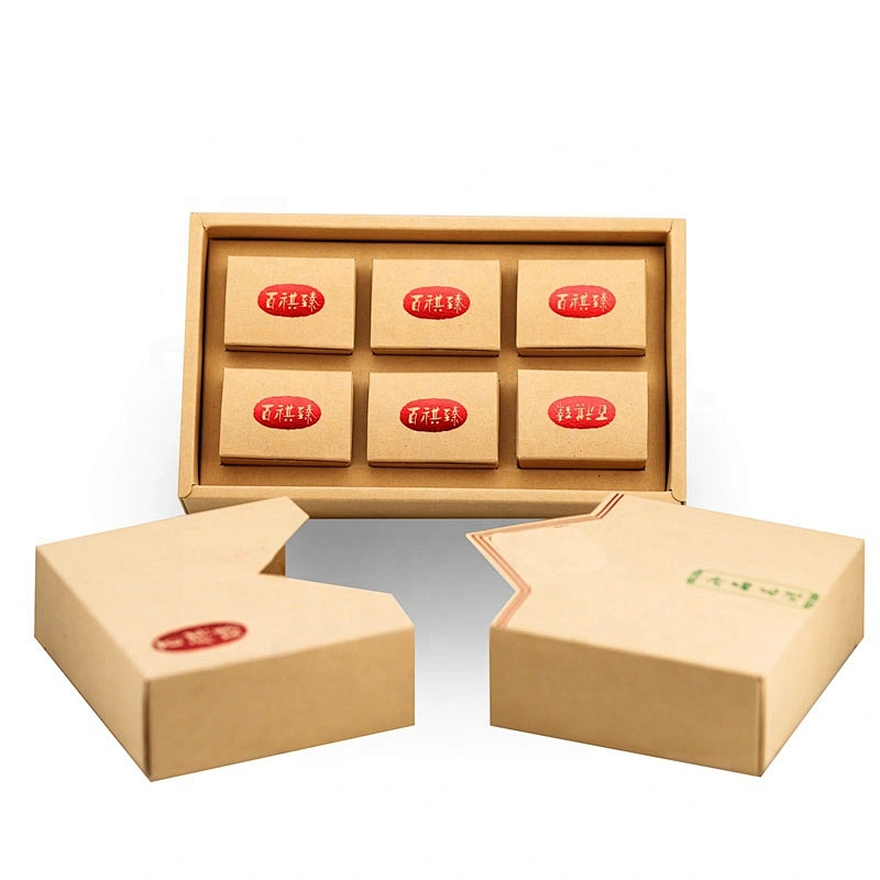 Luxury Custom Tea Paper Chocolate Flat Pack Gift Favor Box Packaging Contains Individual inner tray