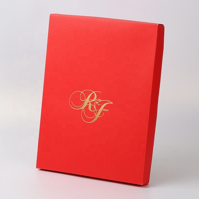 Hight-End Custom Luxury Gold Foil Stamping Wedding Invitation Box Laser Cut Invitation Card Set