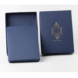 Custom foldable Wedding Invitation Card Candy Favor Gift Box with logo hot foil stamping