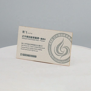 Printing Service Custom Visiting Card Letterpress Paper Business Card