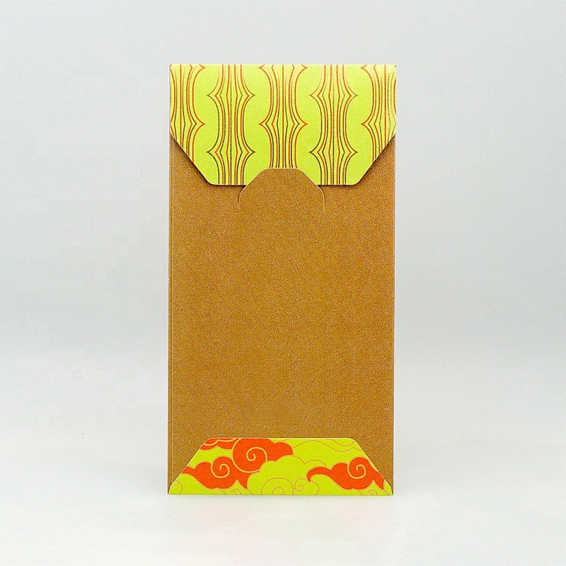 Custom Luxury China Traditional New Year Red pocket Envelope