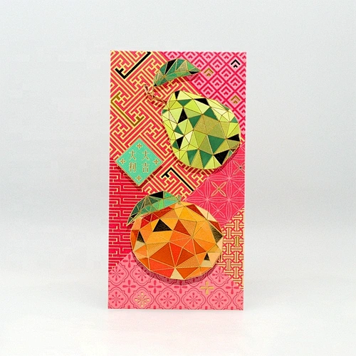 Custom Luxury Chinese Traditional New Year Lucky Money Envelope Red Pocket For Company Promotional Gifts
