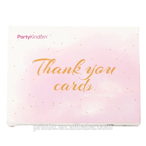 Custom greeting CARDS, custom thank you CARDS with logo envelopes