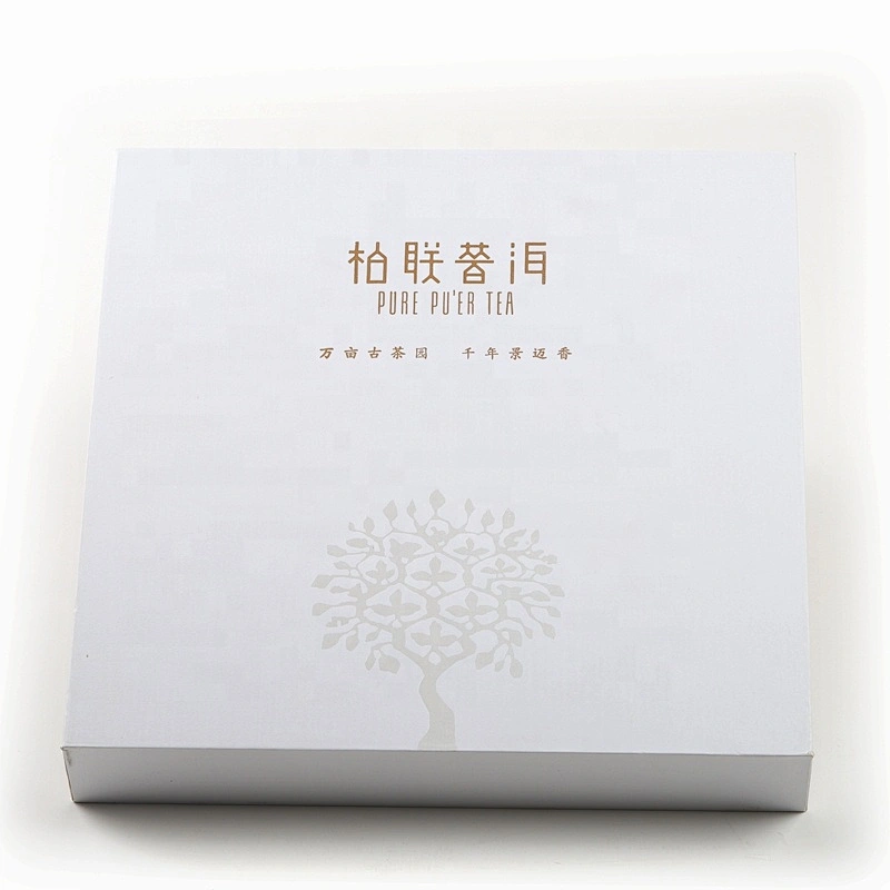 Luxury Custom Logo personalized Design Fancy paper cardboard Tea box tray handmade gift box base and lid Packaging