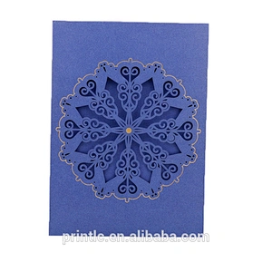 Custom print wedding invitations in full color with an envelope