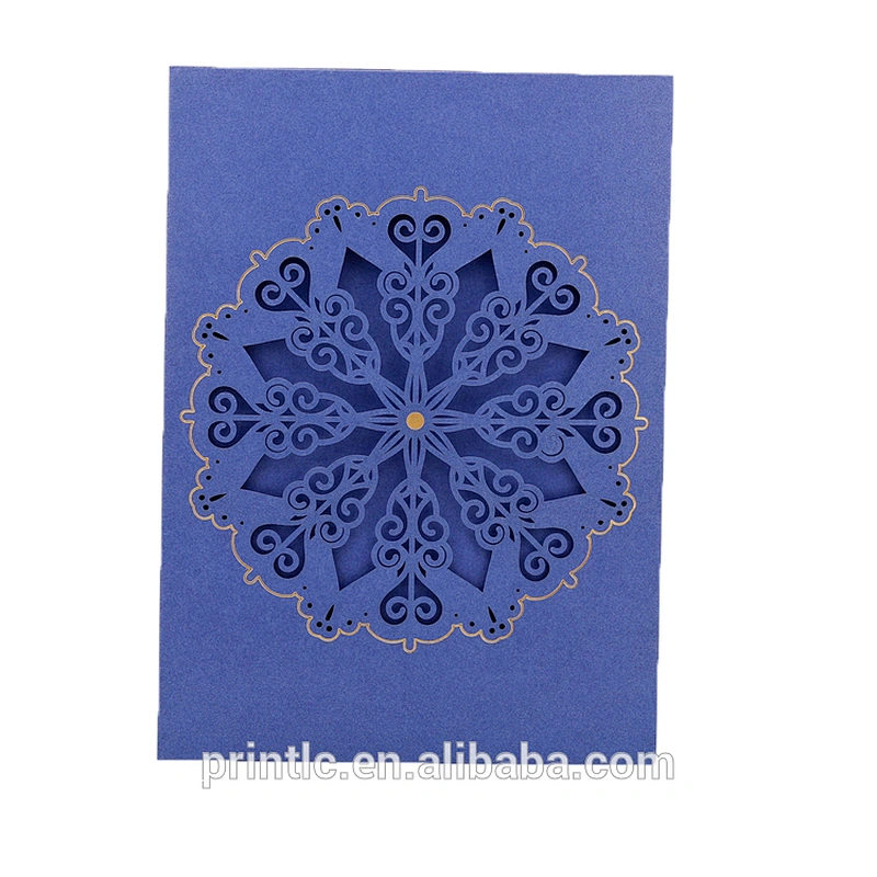 Custom print wedding invitations in full color with an envelope