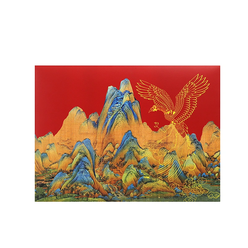 Hot selling brown paper envelopes Chinese red element gift envelopes