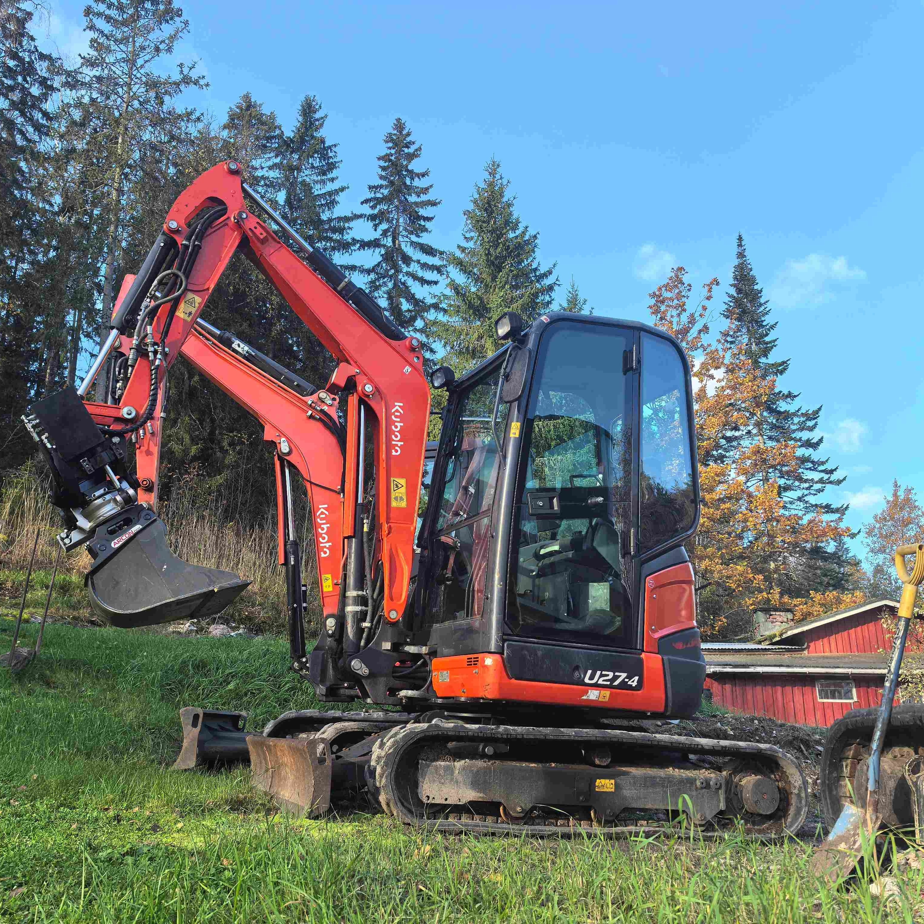 Catsu Tiltrotator with kubota