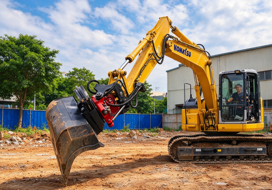 CATSU excavator tilt rotator for 1.5-ton to 30-ton excavators