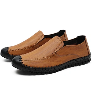 Hot Sale Fashion Men Leather Loafers Shoes Moccasin-Gommino Driving Shoes