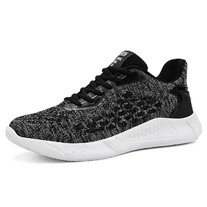 Large Size Outdoor Men Fly knit Casual Sneaker Sports Shoes