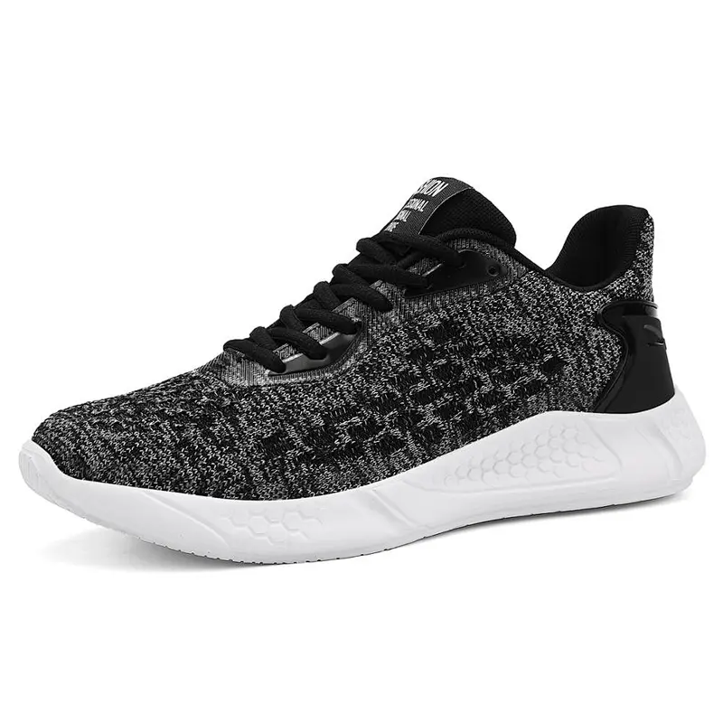 Large Size Outdoor Men Fly knit Casual Sneaker Sports Shoes