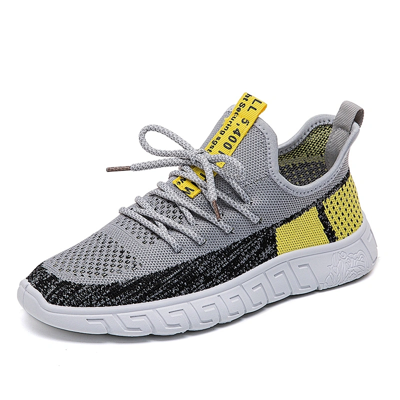 Hot Sales Good Quality Fly knit Sports Running Sneaker Shoes for Men