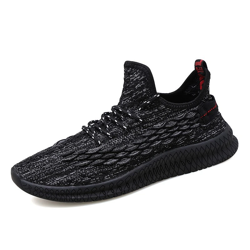 High Quality Men Casual Fashion Sports Shoes Trainer Fly knit Sneaker Shoes