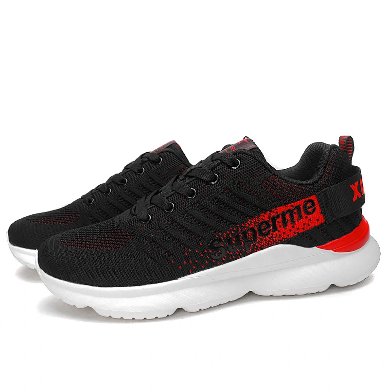 High Quality Outdoor Men Casual Athletic Fly knit Sneaker Shoes