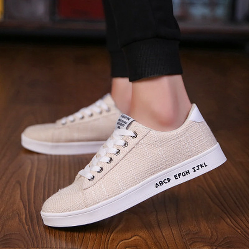 men student shoes flat casual  lace-up sports athletic shoes
