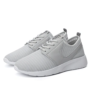 Hot sale fashion men mesh athletic casual sport shoes