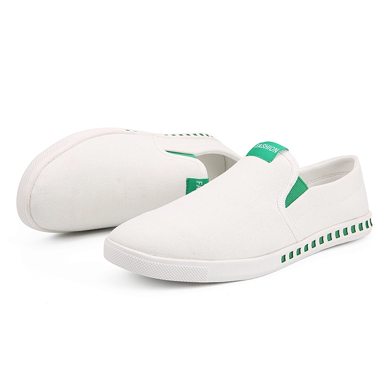 Professional factory supply men's loafer canvas casual shoes