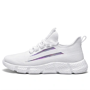 Hot Sale Fashion Sneaker High Quality Men Fly knit Casual Running Sports Shoes