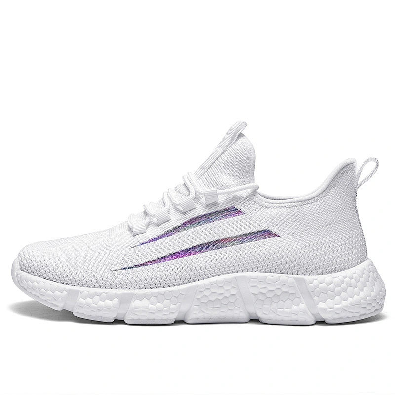 Hot Sale Fashion Sneaker High Quality Men Fly knit Casual Running Sports Shoes