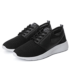 Hot sale fashion men mesh athletic casual sport shoes
