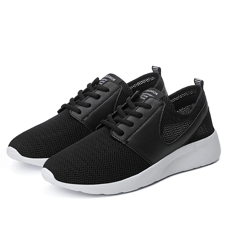 Hot sale fashion men mesh athletic casual sport shoes
