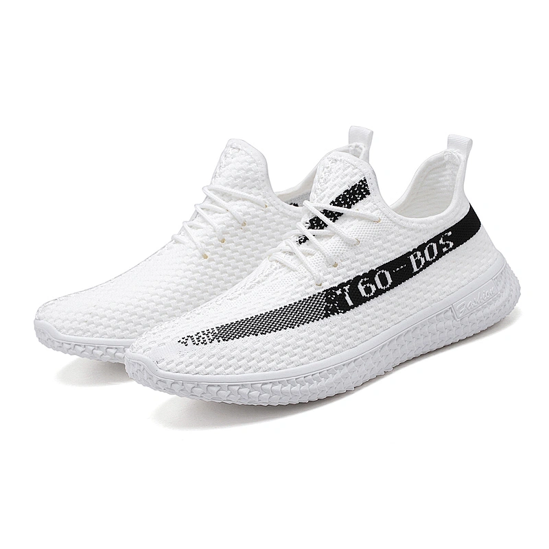 High Quality Outdoor Men Fly knit Sport Running Casual Shoes
