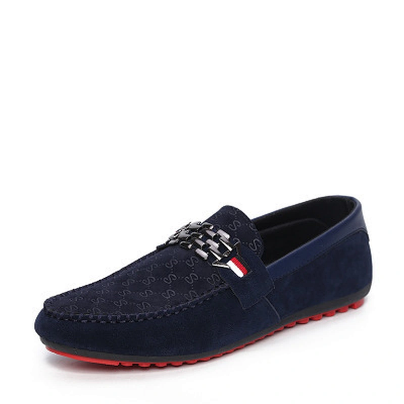 New fashion men casual shoes loafers slip-on leather shoes