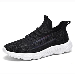 Hot Sale Fashion Sneaker High Quality Men Fly knit Casual Running Sports Shoes
