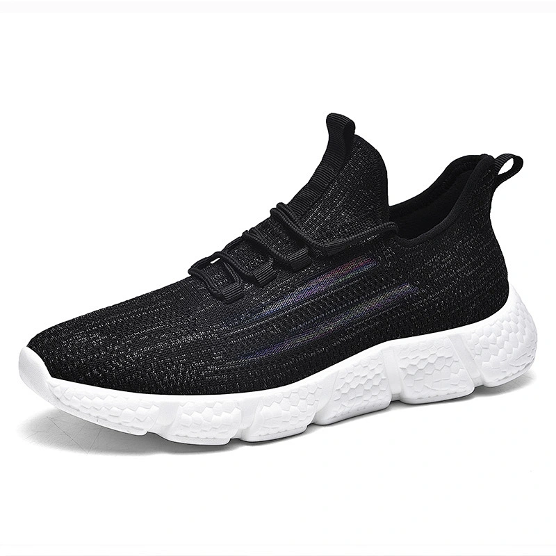 Hot Sale Fashion Sneaker High Quality Men Fly knit Casual Running Sports Shoes
