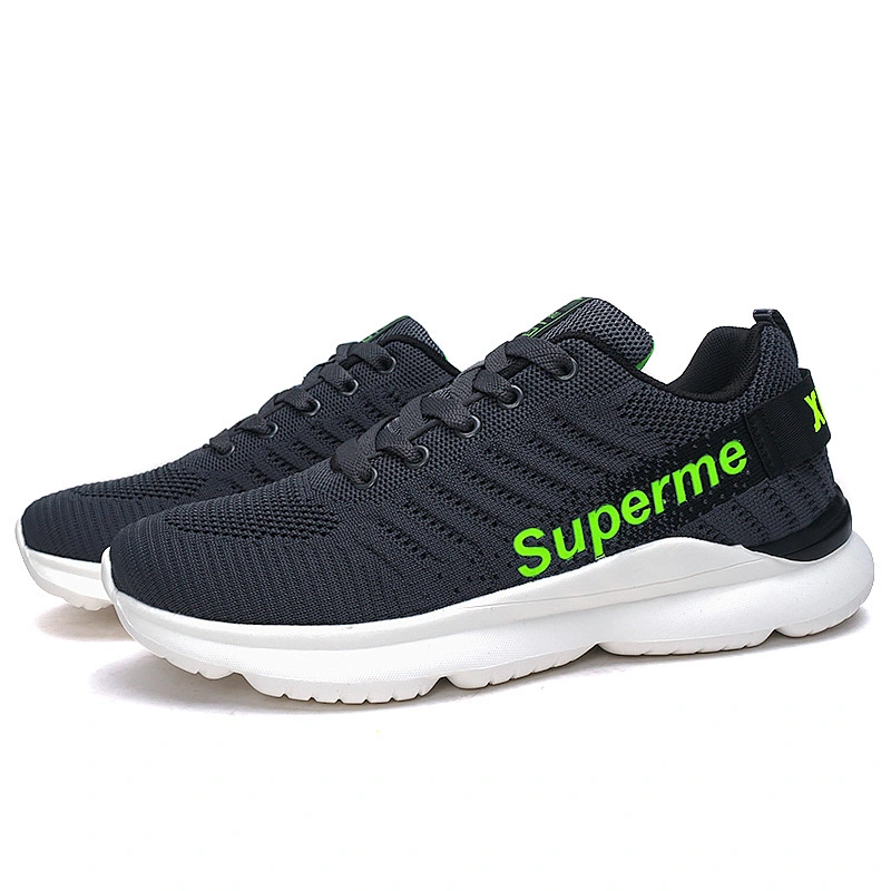 High Quality Outdoor Men Casual Athletic Fly knit Sneaker Shoes