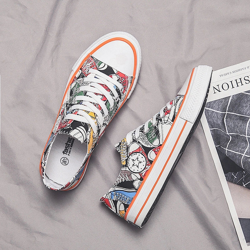 Classic Fashion Style Men Outdoor Casual Canvas Board Shoes