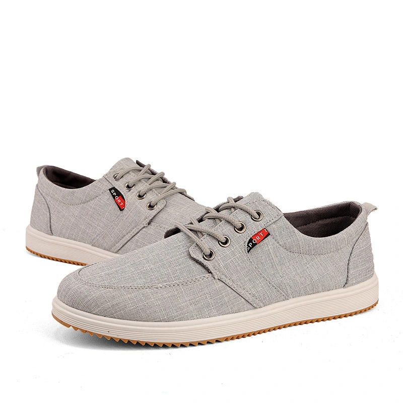 Wholesale Cheap Price Mens Lace up Casual Fashion Canvas Shoes