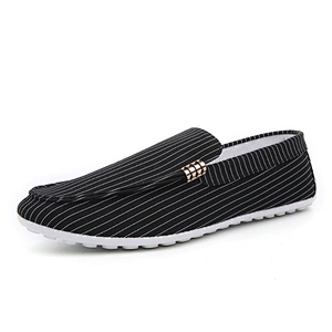 New Design Men's Slip on Loafers Lightweight Casual Sports Canvas Shoes