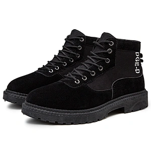 New Style Fashion Men Casual Leather Safety Shoes Martin Boots
