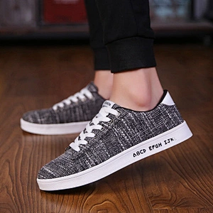 men student shoes flat casual  lace-up sports athletic shoes