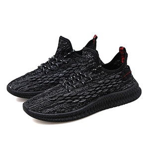 High Quality Men Casual Fashion Sports Shoes Trainer Fly knit Sneaker Shoes