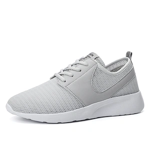 Hot sale fashion men mesh athletic casual sport shoes